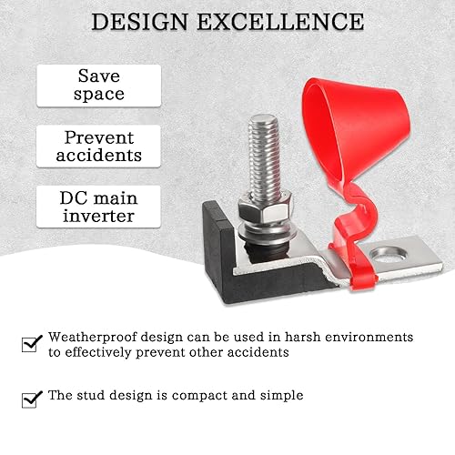 Miniatura 6 de BOJACK Bloque de fusibles de terminales 30-300 AMP Fusible de batería con clasificación marina MRBF (fusible único)