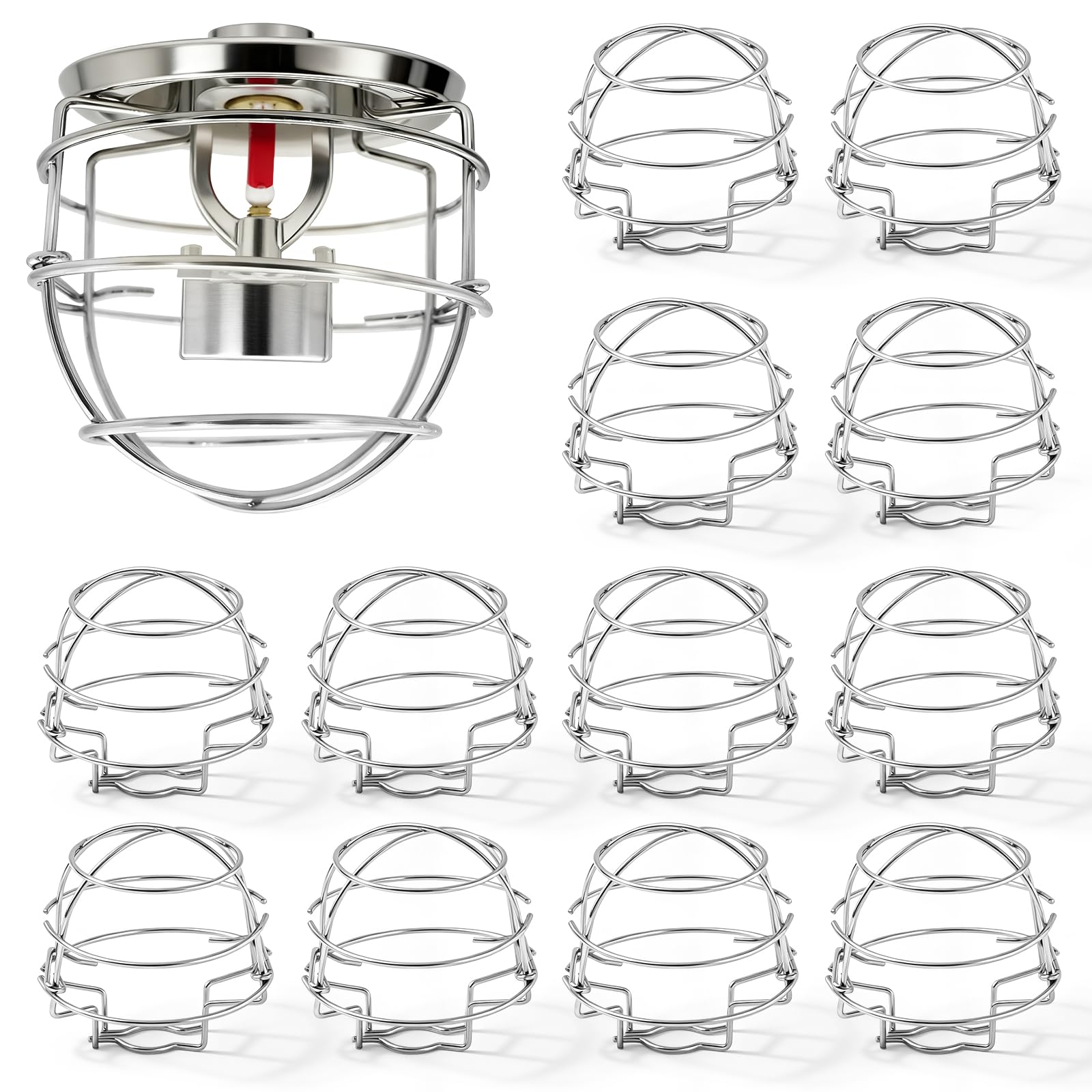 Shimeyao 12 Pcs 1/2" Fire Sprinkler Head Guard Cage Fire Sprinkler Covers