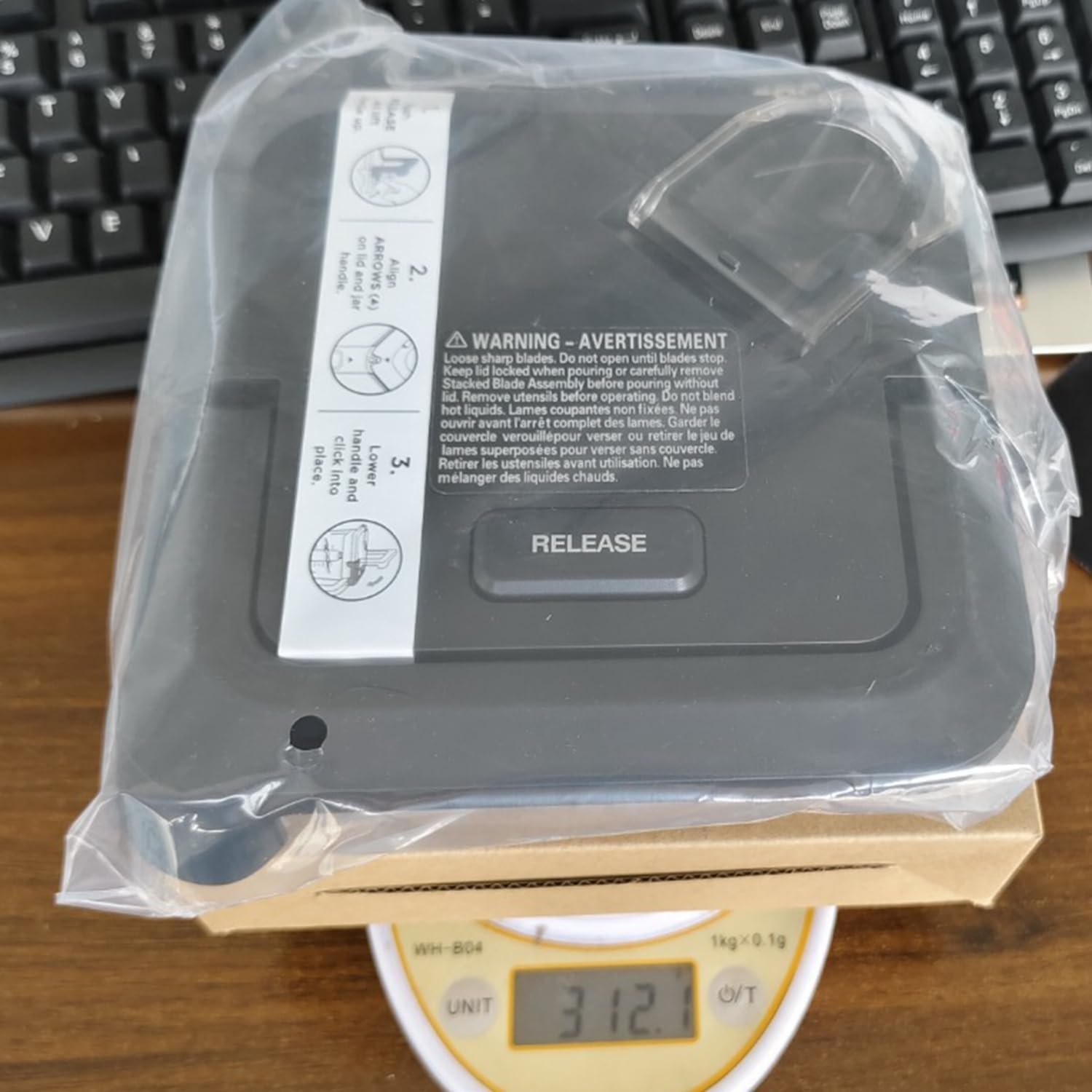 Blender Lid Replacement for Ninja 72 OZ XL Pitcher,For Blender Model BL773CO BL740 BL770 BL771 BL772 BL780 BL660，Blender cover