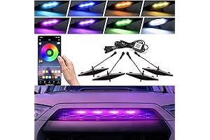 RGB Led Grill Lights for 2014-2023 Toyota 4runner TRD Pro Grille Lights 20color Adjustable
