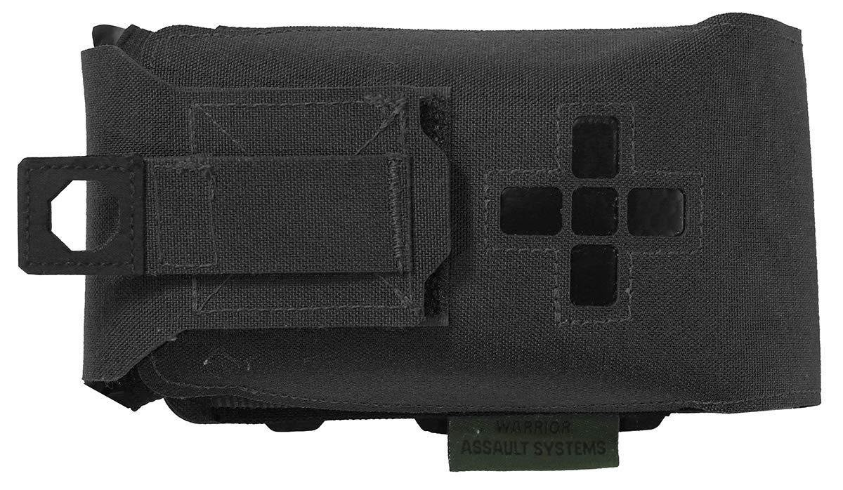 WARRIOR - A.S. was Laser Cut Small Horizontal IFAK, Schwarz