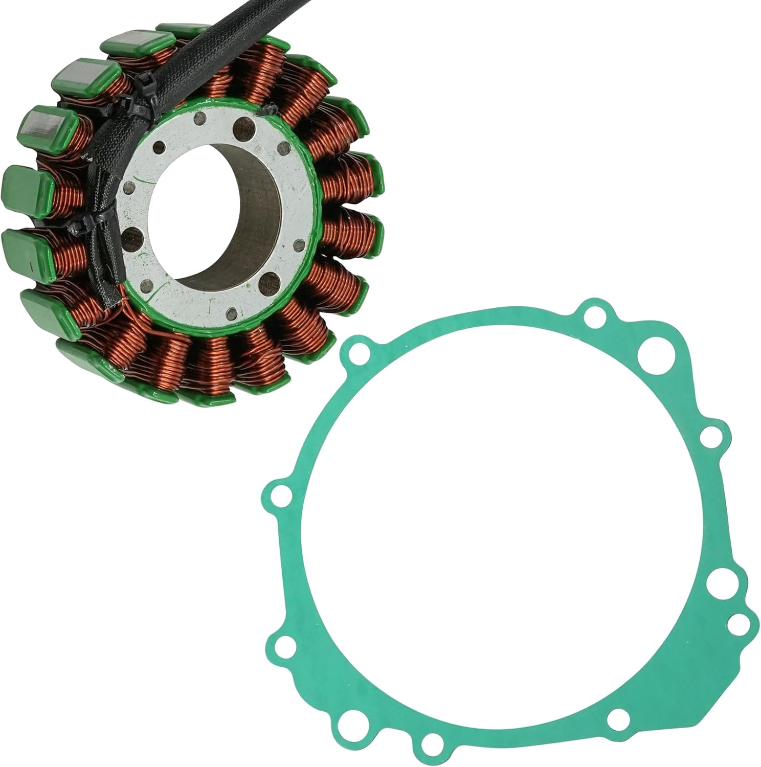 Caltric Stator and Gasket Compatible With Suzuki GSX-R750 GSXR750 1996 1997 1998 1999