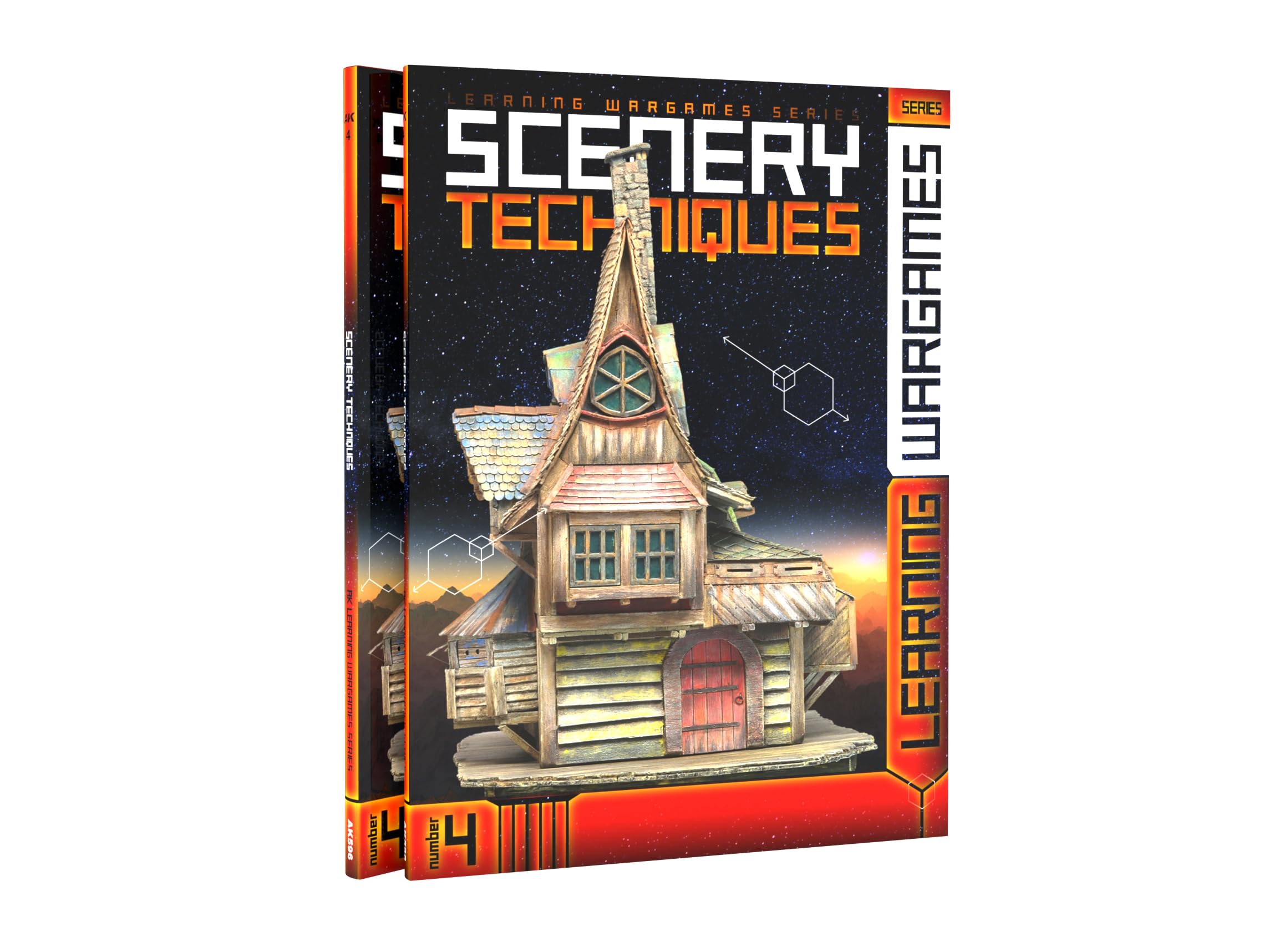 AK Book AK596 AK Learning WARGAME Series 4 Scenery Techniques (88pages) (EN)