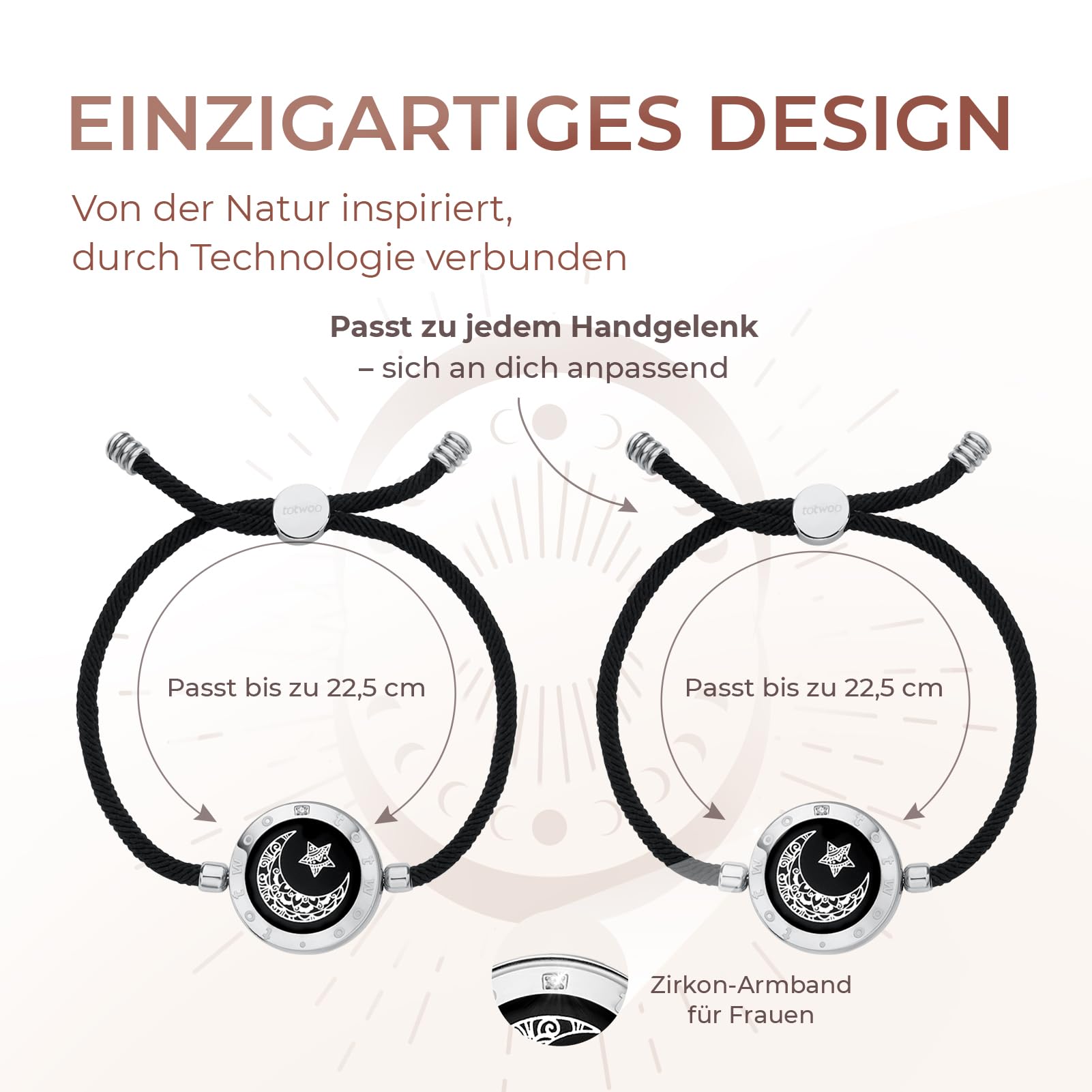 Totwoo Couple Bracelet Couple Gifts Partner Bracelets With Touch Vibration  | Desertcart INDIA