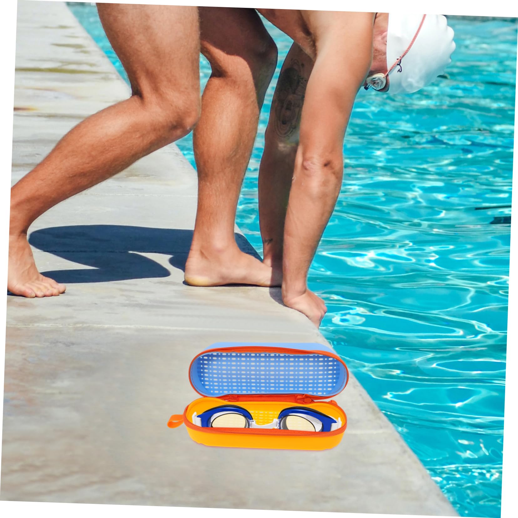 BESPORTBLE Scatola Di Immagazzinaggio Per Occhialini Da Nuoto Da 3 Pezzi Scatole Per Il Trasporto Di Occhiali Custodia Per Occhiali Custodie Per Occhiali In Silicone Scatole Per Occhialini