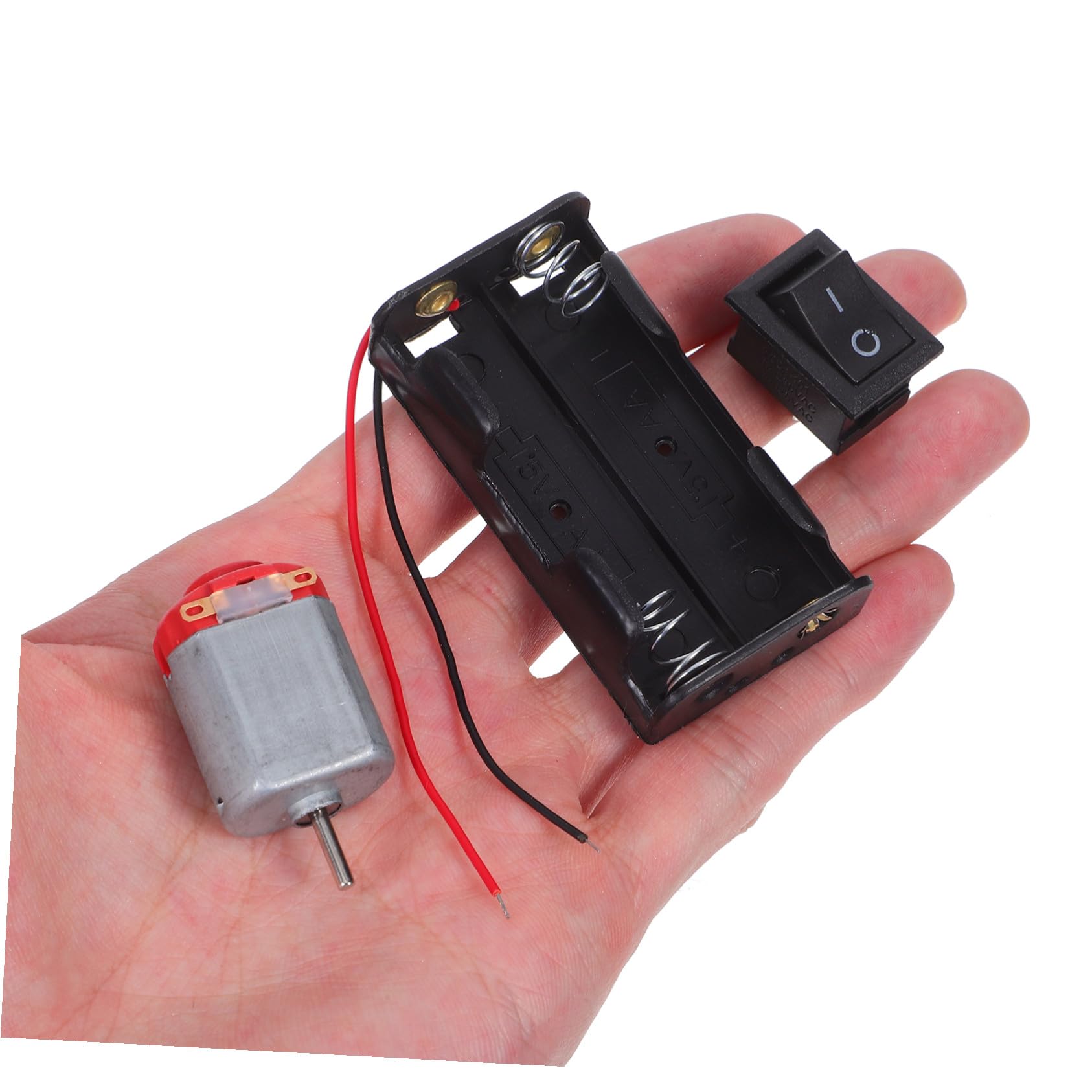 Kisangel Kit per Esperimenti di Circuiti Elettrici con Ingranaggi Meccanici e Motori Continua per Ragazzo Ragazza e Adolescenti per Progetti Scientifici Fai da Te e Apprendimento di Fisica