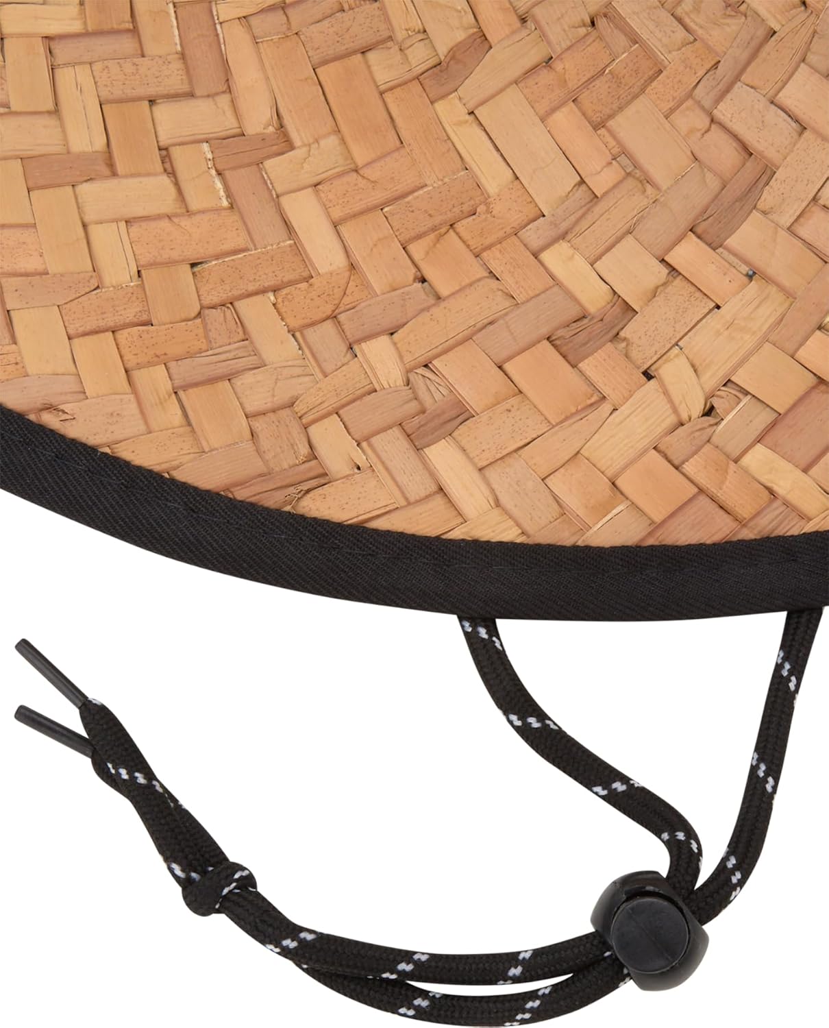 Hurley Mens Straw Hat - Adjustable Chin Strap Wide Brim Sun Hat for Sun Protection, Hiking, Fishing, and Beach