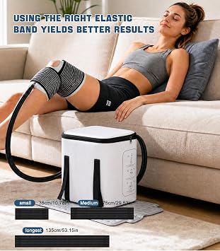Ice Machine for Knee After Surgery 15qt, Cold Therapy Machine 6-Level Timer | FSA Eligible HSA Knee Ice Machine, 3 Flow Rates, Leakproof, Ultra-Quiet Cryotherapy System for Knee Replacement Recovery