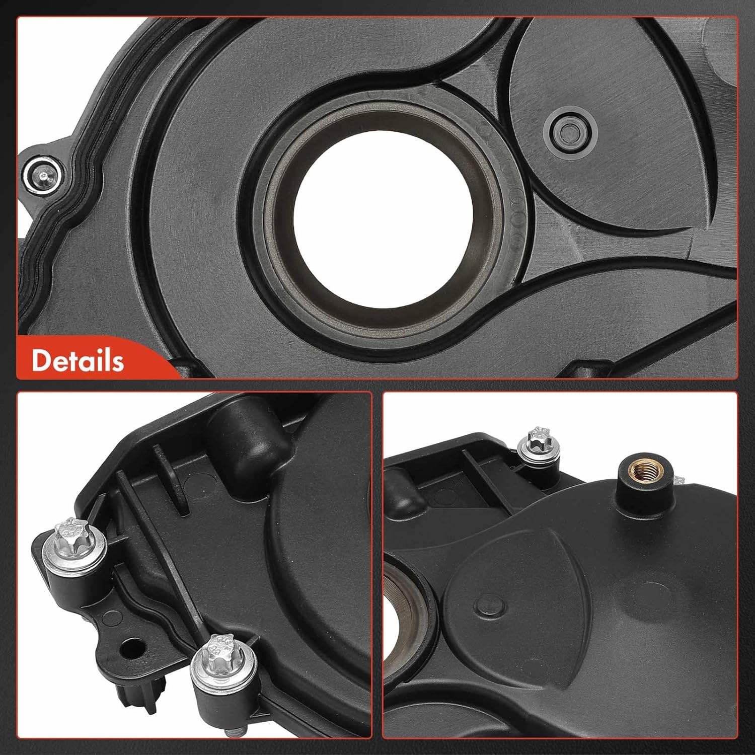 A-Premium Engine Timing Cover Compatible with Mini Cooper 2014-2019, Cooper Countryman 2017-2019, Cooper Clubman 2016-2019, 1.5L, Replace# 11148512597, 11144751132