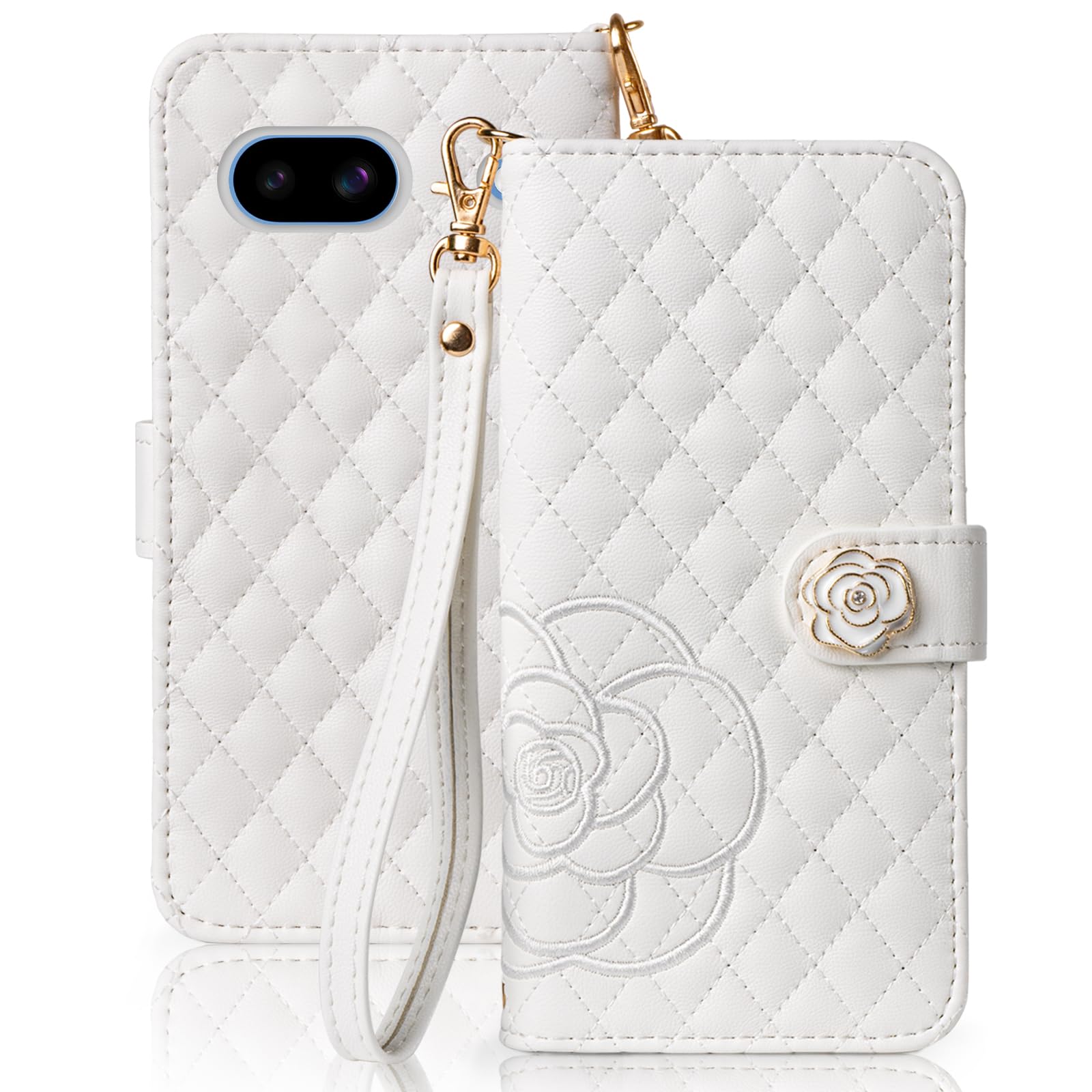 Amazon.co.jp: SZJAMIE Google Pixel 8a ケース 手帳型 薔薇刺繍