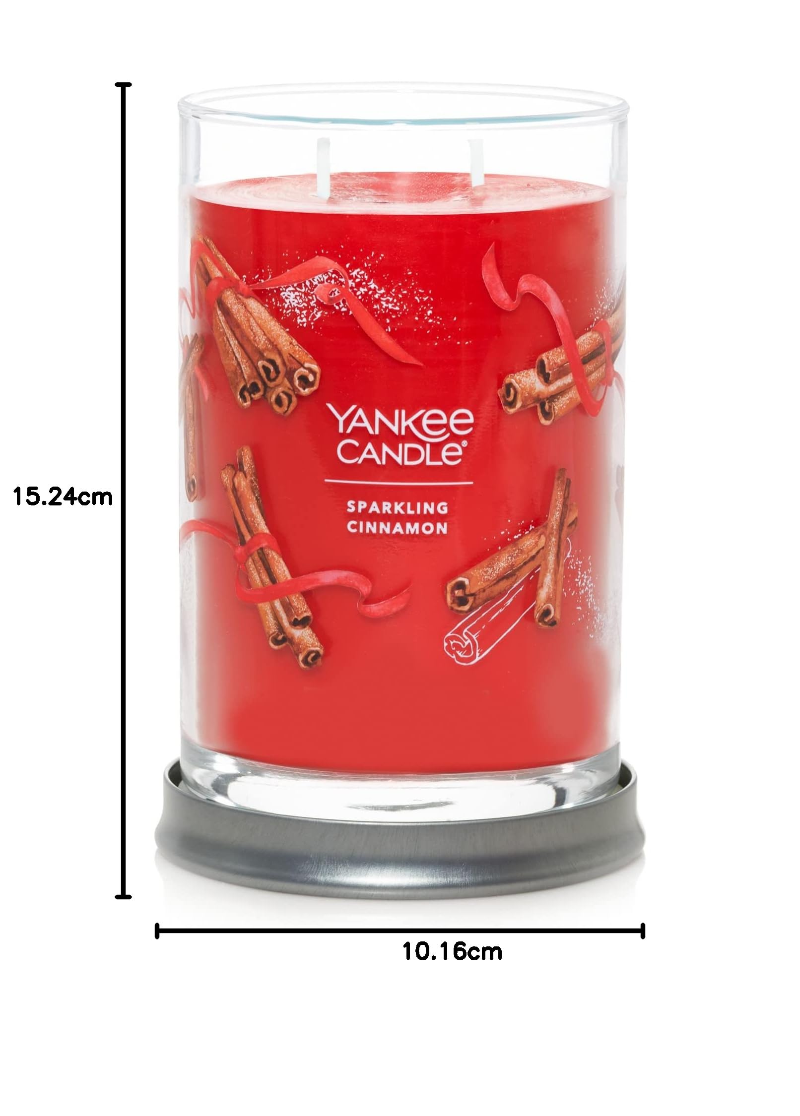 Yankee Candle Grande bougie parfumée Cannelle étincelante