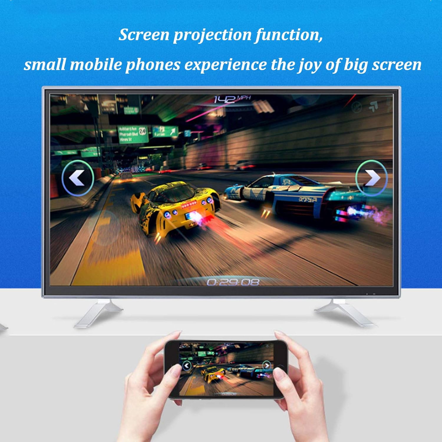 Ultra-Thin Explosion-Proof Smart TV High-Efficiency Decoding Flat-Panel HD TV Family Hotel Anti-Collision TV 32/42/46/55/60 Inches (Online Version 55 inch)