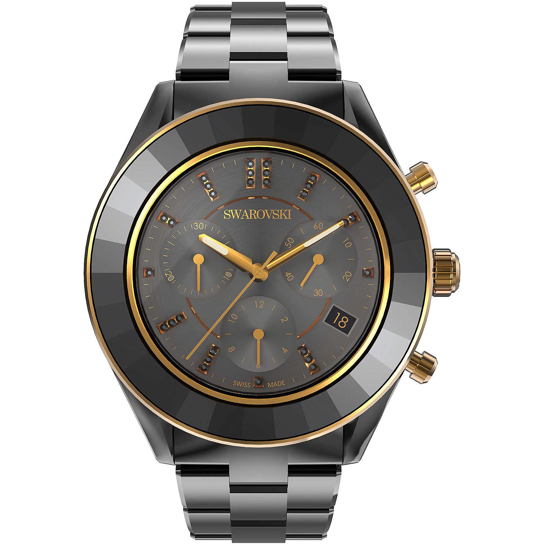 Swarovski Octea Lux WatchMetal bracelet with Box Swarovsk Octea Lux Sport watch Metal bracelet, Blue PVD30  main image 2