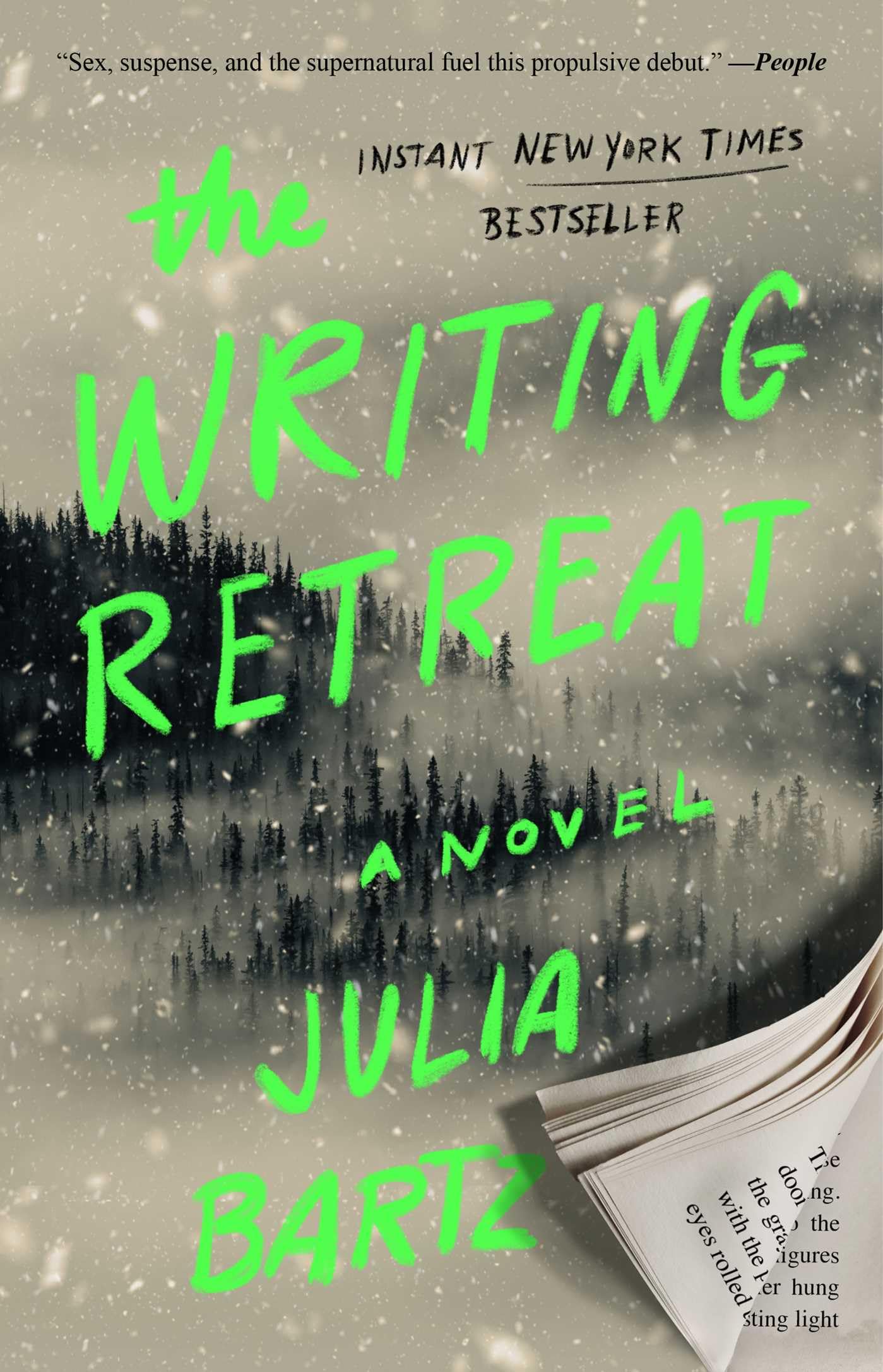 כריכת הספר The Writing Retreat מאת Julia Bartz