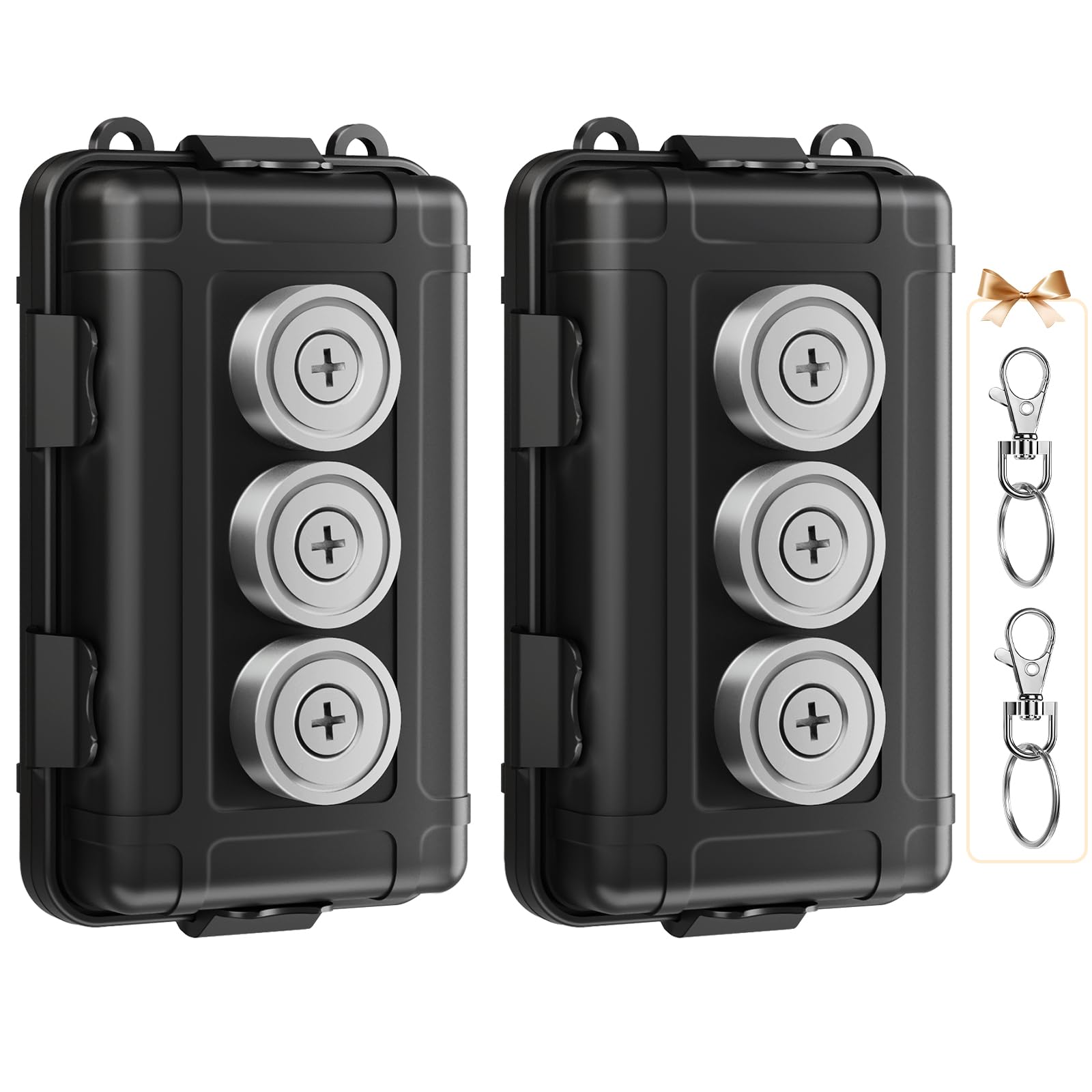 Small Car Key Box Under Car Key Box Magnetic Key Holder For Car With Faraday Bag - 2 Pack ...
