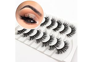 IVIM 3D Volume Light False Lashes 13-18mm Handmade Natural Long Fluffy Faux Mink Eyelashes Pack