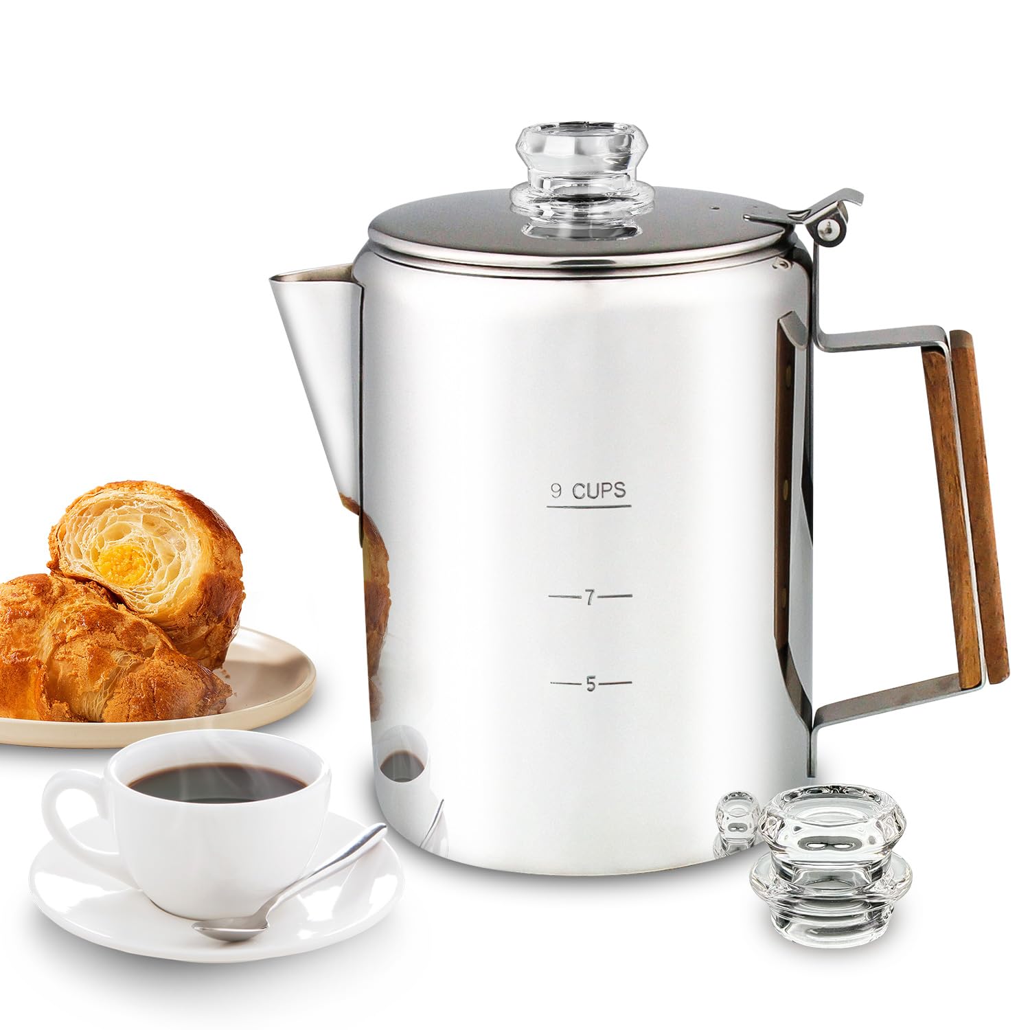 Amazon.com: APOXCON Coffee Percolator Camping Coffee Pot Stainless