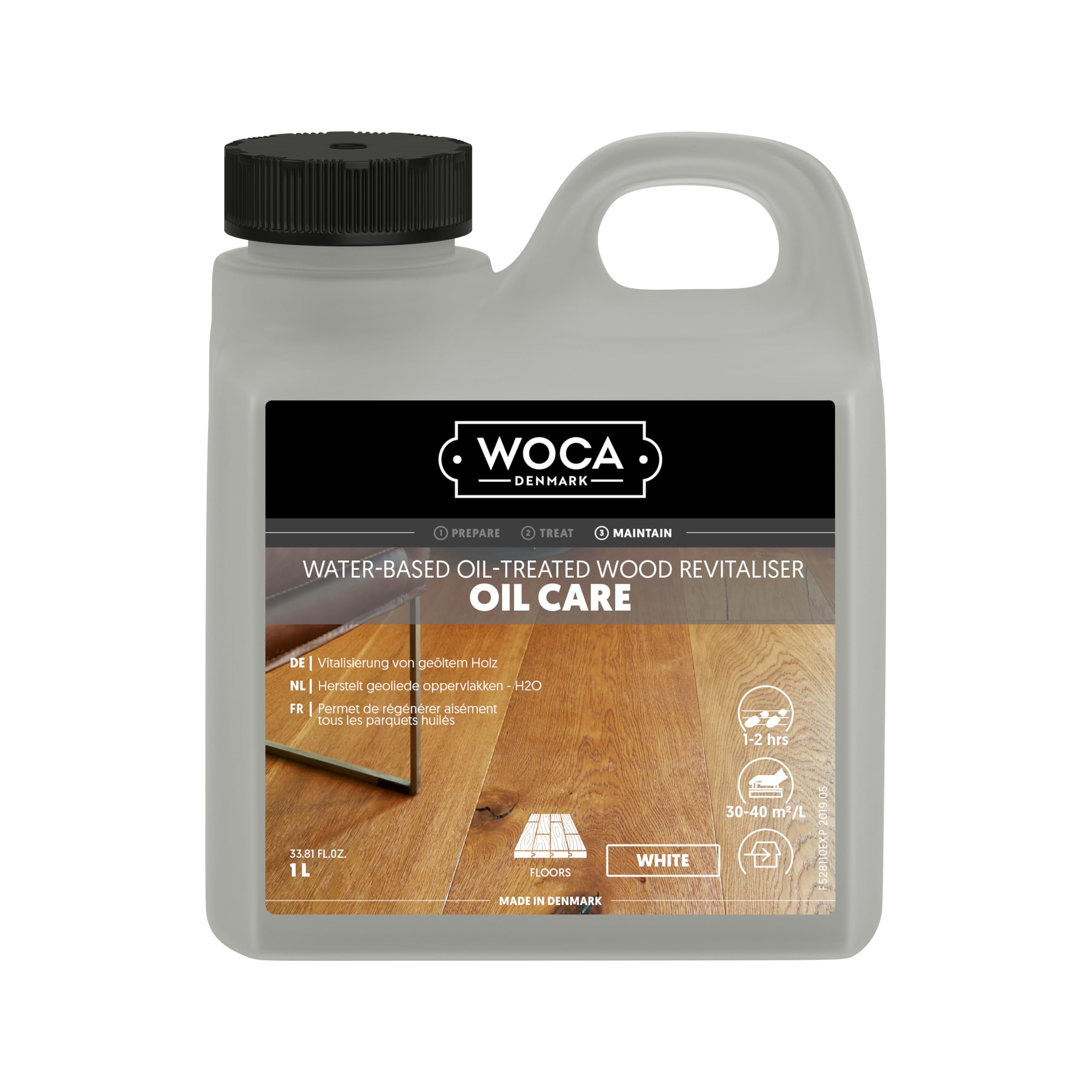 Woca Oil Care 1 litre, Set of 1, White, 528110 A