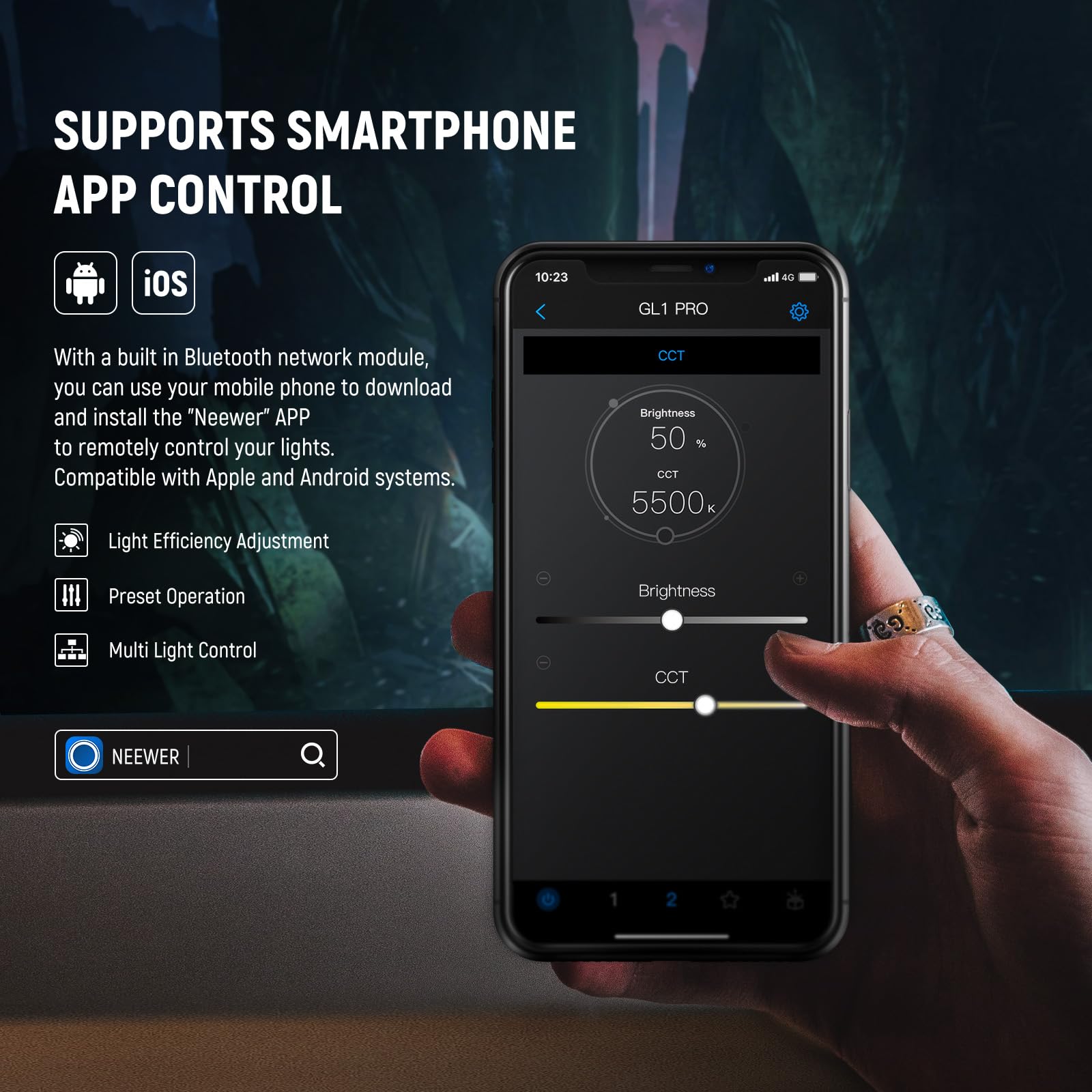 Amazon.com : NEEWER GL1 PRO 15.5