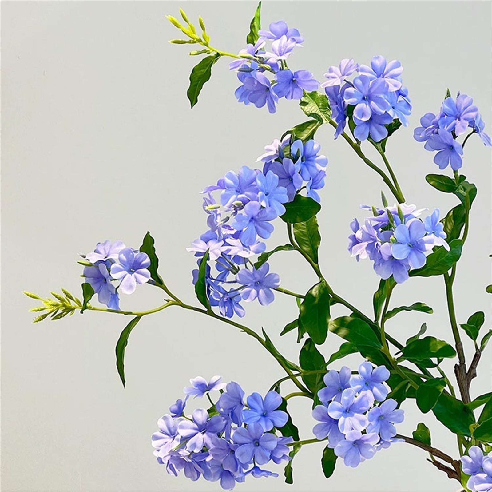 Fiori Artificiali Fiori Finti Composizioni for Soggiorno Centrotavola da Tavolo di Alta qualità Bouquet Blu Artificiale Fiori Simulati Fiore Finto
