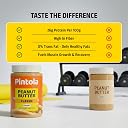 Pintola Original Classic Peanut Butter Creamy 1kg - with High Protein 26g & 7.2g Fiber, Premium Roasted Nuts, Gluten Free, Zero Trans Fat, with MUFA Good Fats, Vit E & B3, Dairy Free gallery image