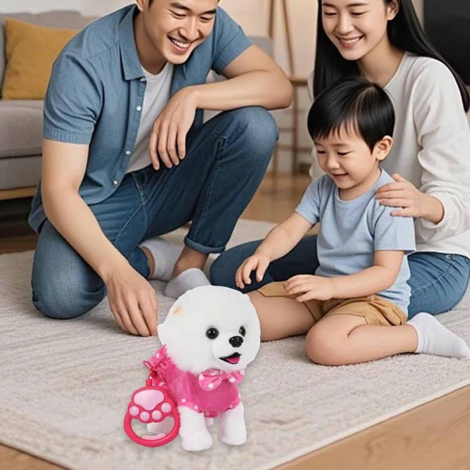 Cane Giocattolo Camminante Bambola di Peluche Elettrica Interattiva