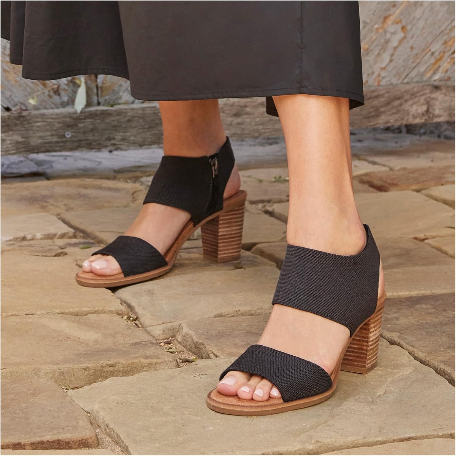 TOMS Women's, Majorca Cutout High Heel Sandals - Image 2