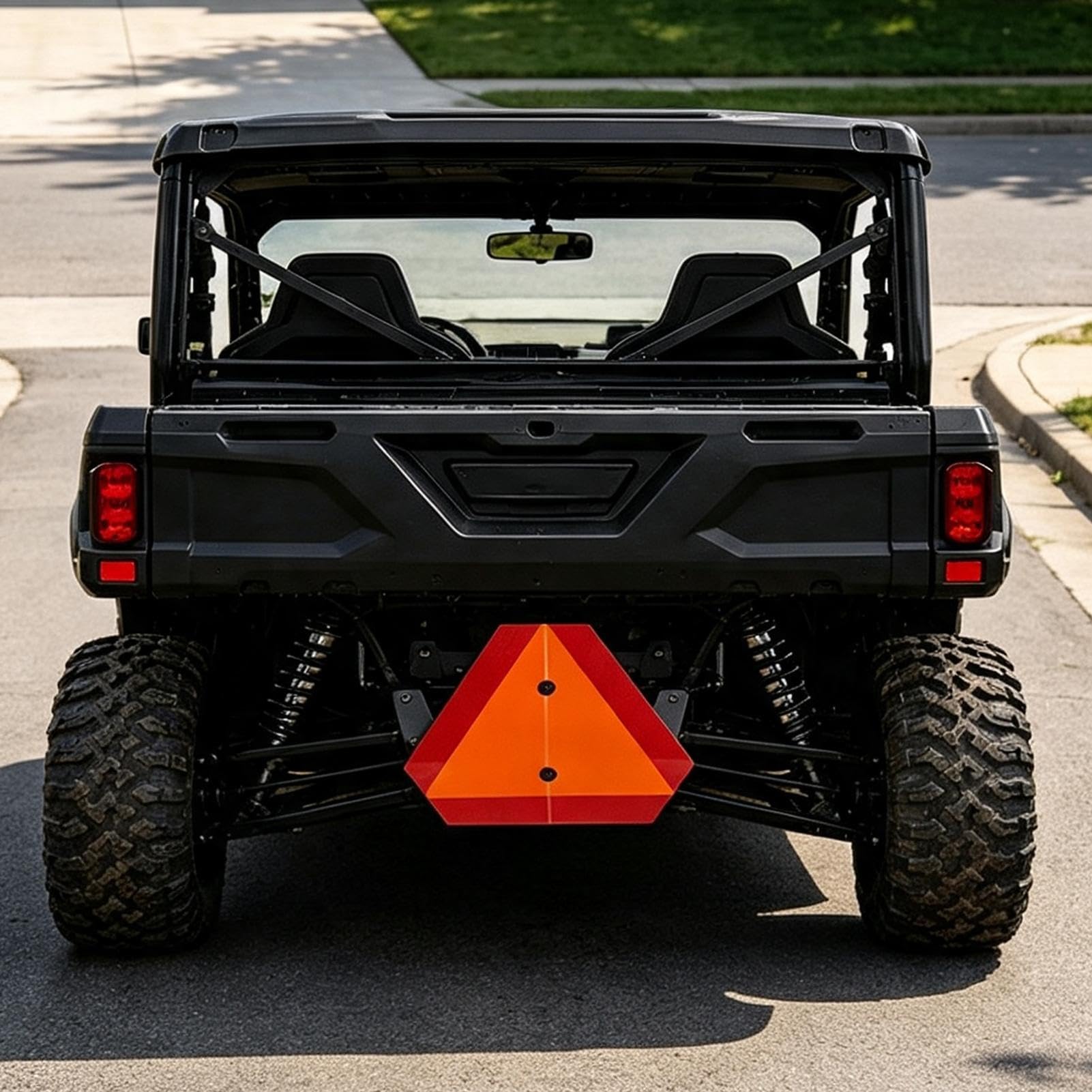 Generico Segnale Veicolo Lento Kit Triangolo di Avviso Lento per Auto