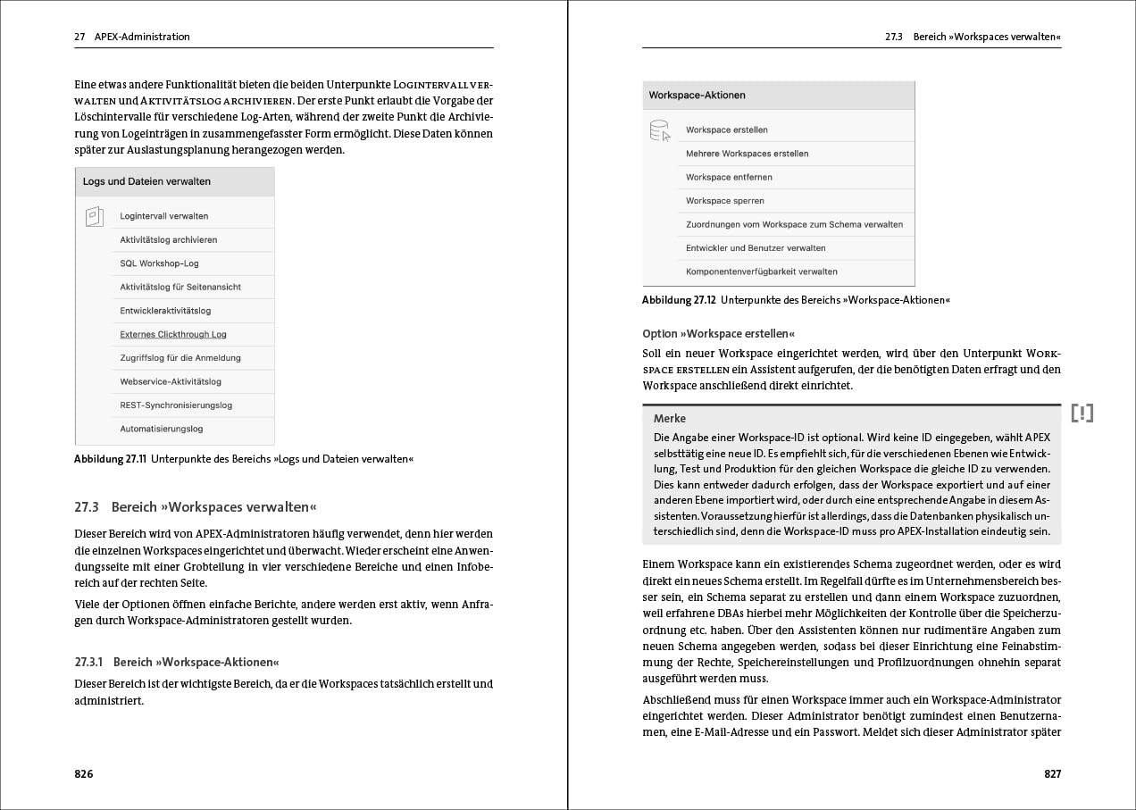 Oracle APEX: Das umfassende Handbuch für Entwickler. Ideal für APEX-Einsteiger und Umsteiger von Oracle Forms