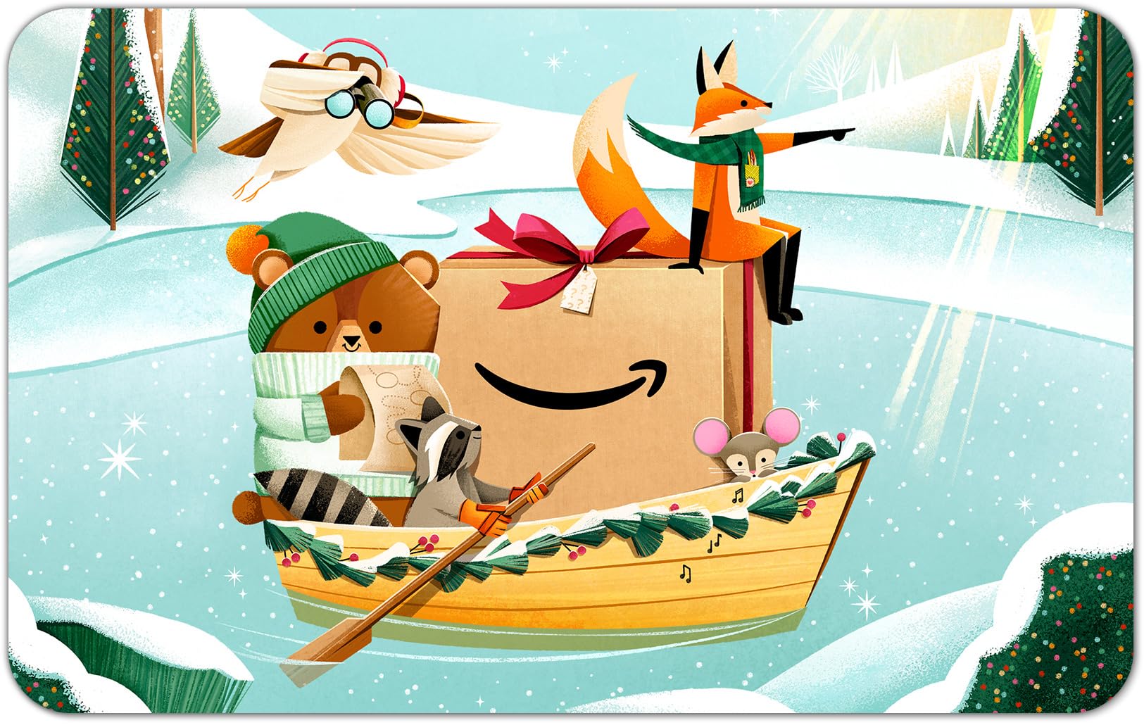 Amazon eGift Card | Holiday 0 Forest Festivities (Animated)