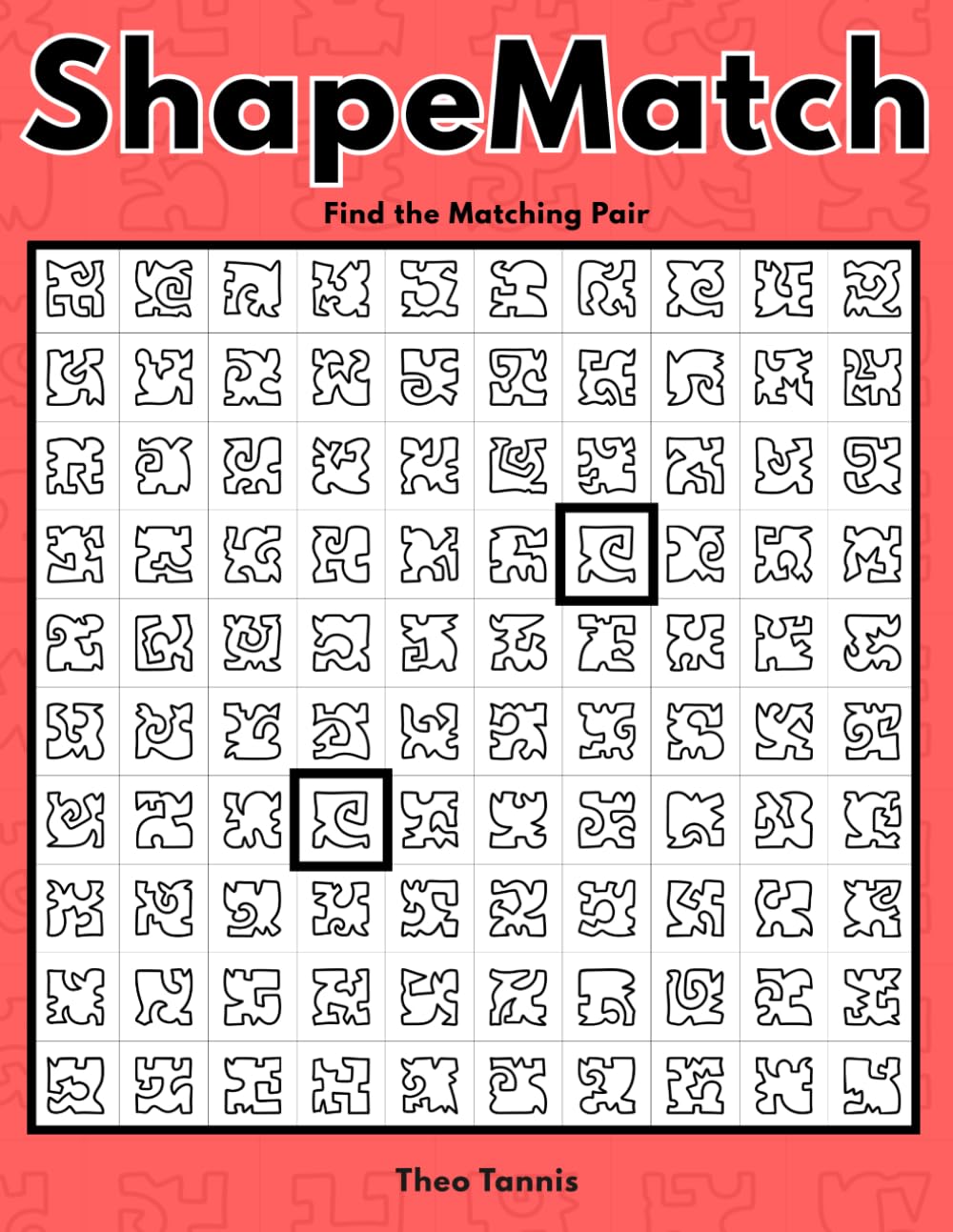 ShapeMatch - Find the Matching Pair: A Minimalist Visual Puzzle Book for Sharp Minds