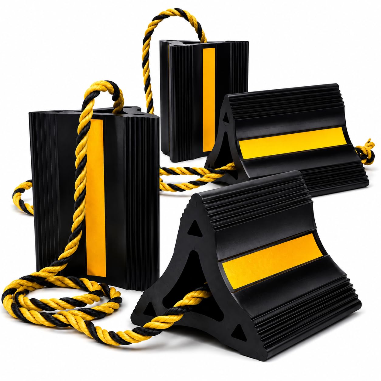 WORKPRO 4-Pack Wheel Chocks
