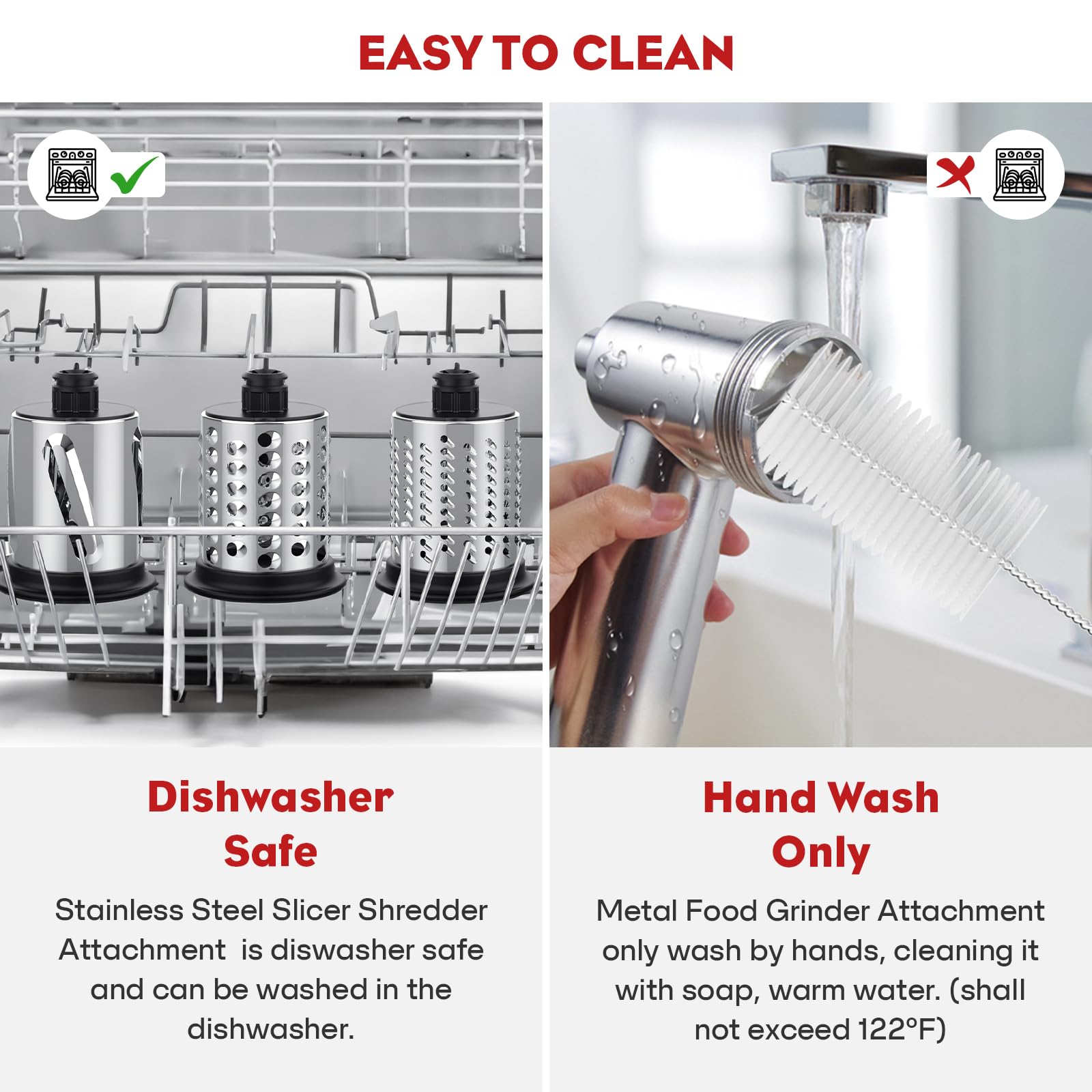 HOZODO Accesorios para picadora de carne y trituradora para KitchenAid