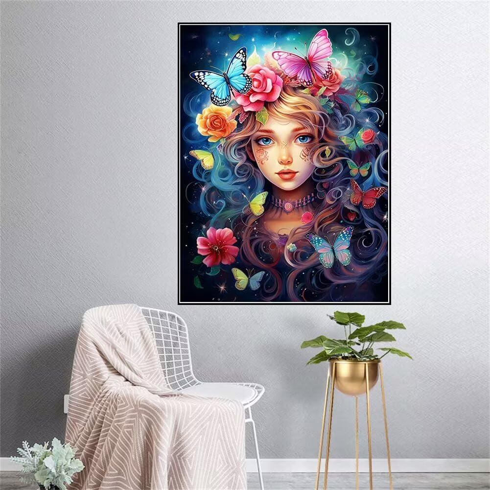 5D Diamant Malerei Set – Sanduhr Motiv, 50x70 Cm, Mit Vollbesatz