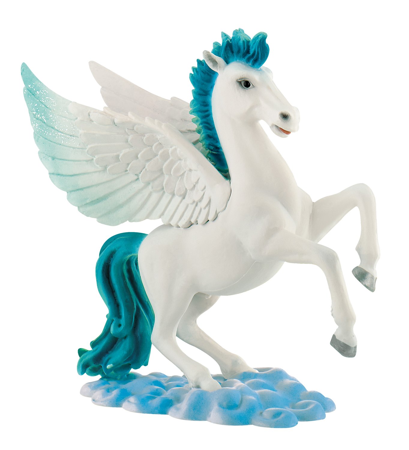 Bullyland Pegasus Stallion 75659 Toy Figure, Approx. 11 cm Tall, Lovingly Hand Painted Figure, PVC Great Gift for Boys and Girls for Imaginative Play