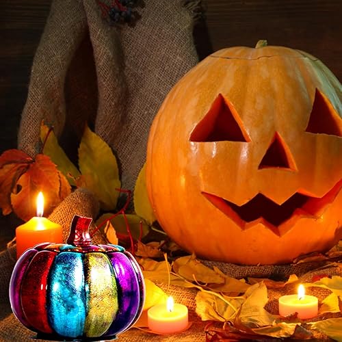 Miniatura 6 de Molde de resina para tarro de Halloween, moldes de resina de silicona para tarros de calabaza con tapa, moldes de silicona para resina epoxi, moldes