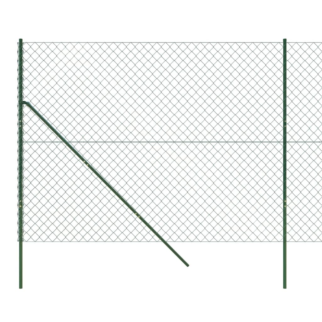 Cerca de Alambre Verde 1,6x10 m, Malla Metalica, Malla Alambre, Alambre para Conejos, Vallas De Obra, Mallas para Gallinero, Malla Fina De Malla De Alambre