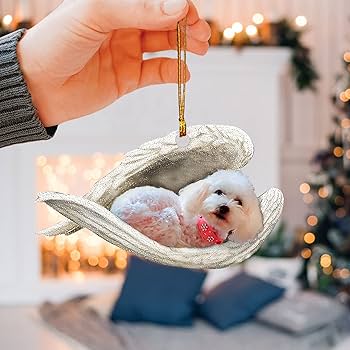 Maltipoo christmas decoration Clearance