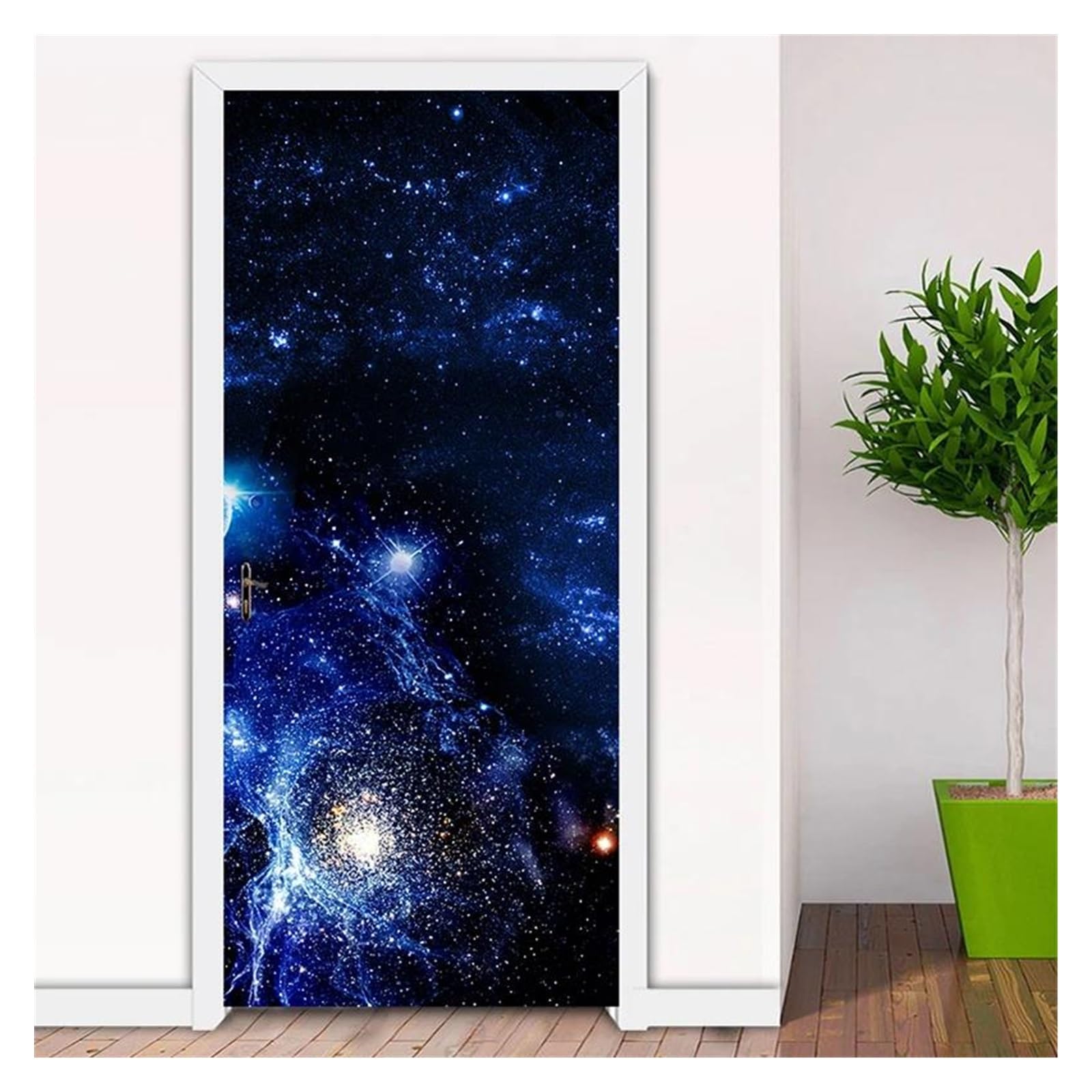 Naklejki na drzwi Naklejka Dekoracyjna Na Drzwi 3D Fototapeta Wodoodporna Samoprzylepna Naklejka Na Drzwi Do Sypialni Salon Tapeta Na Drzwi Do Sypialni(95x215cm)