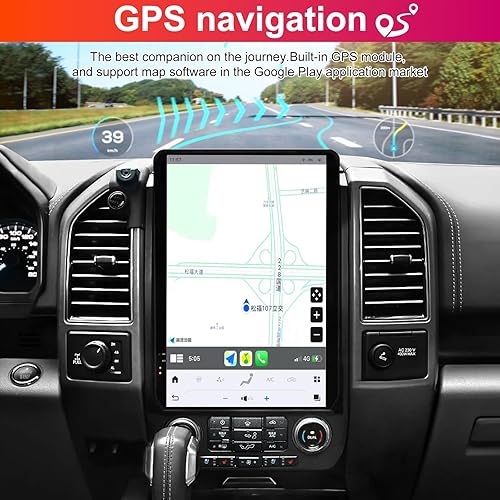 Miniatura 4 de Qualcomm Android 11 - Radio de coche para Ford F150 F-150 2015-2021 Lobo Wolf Stereo unidad principal de repuesto 14.4 pulgadas IPS Tesla Style