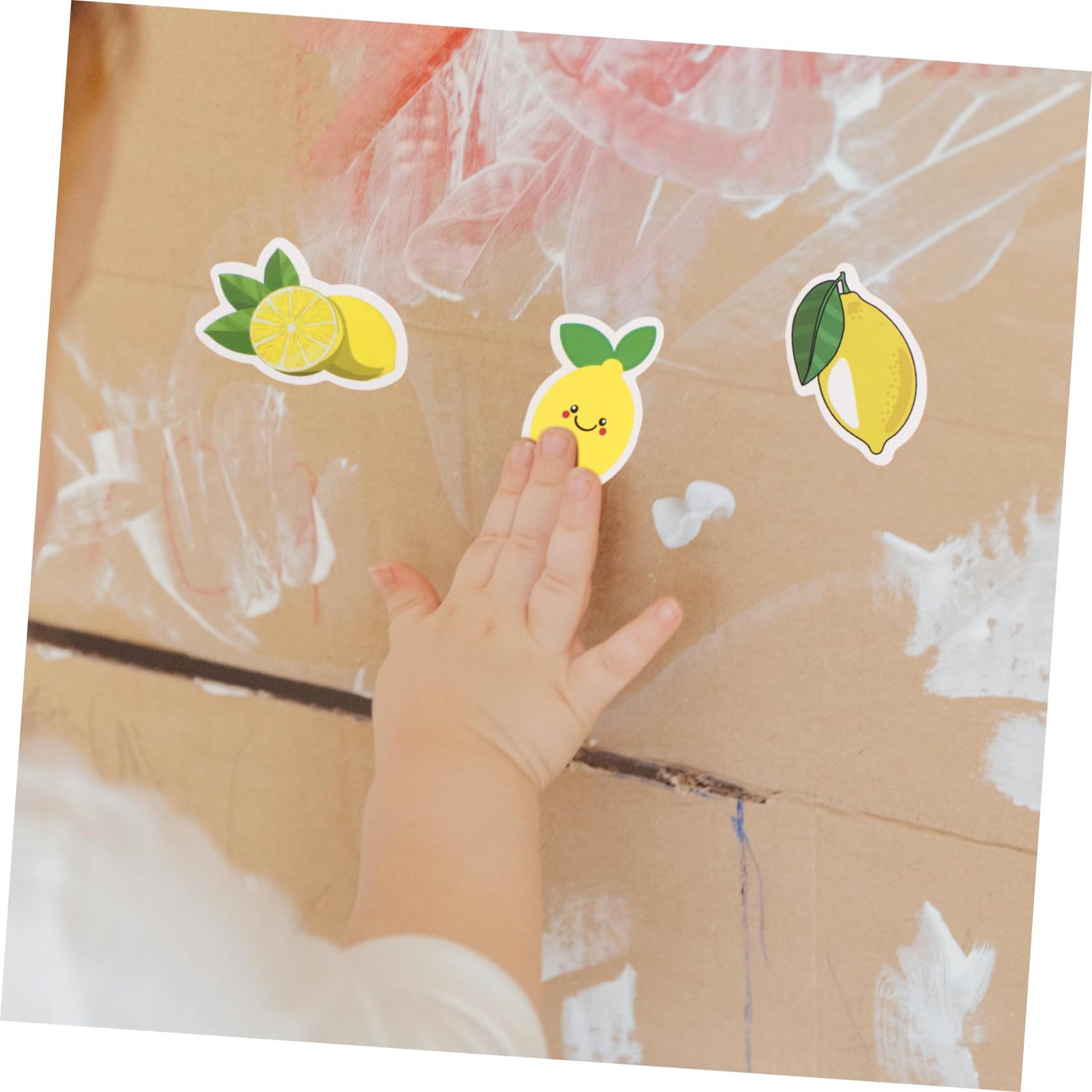 Pegatinas de Limón Adorables para Maletas, 50 Piezas Amarillas | Autoadhesivas, Diseño de Patrón Adorable, Decorativas para Crear Obras y Regalar a Amigos