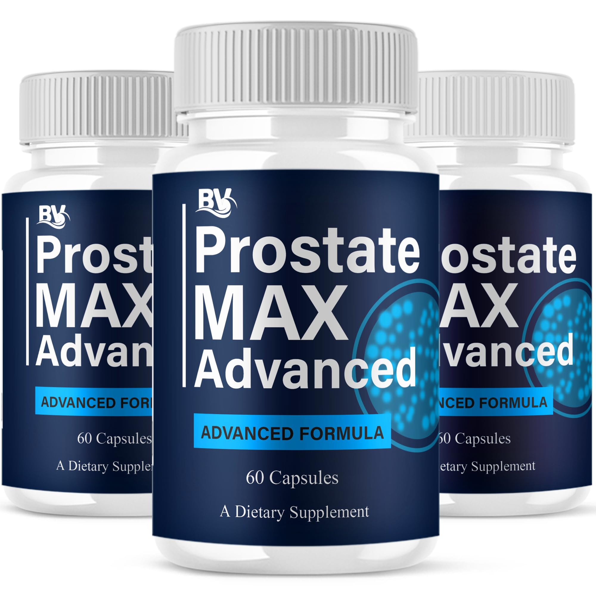 BLUE VIBE Prostate Max Advanced Capsules, Prostate Max Maximum Strength Prostate Support and Advanced Overall Health Multivitamin Supplement, ProstateMax Daily Support (3 Pack - 180 Capsules)