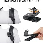 10 Pieces Action Camera Accessories Suitable for Insta360 X5/X4/X3/ Ace Pro, Chest Strap, Head Mount, Wrist Strap, Quick Clip Mount and Lens Cap Protector, Compatible with GoPro Hero, SJCAM
