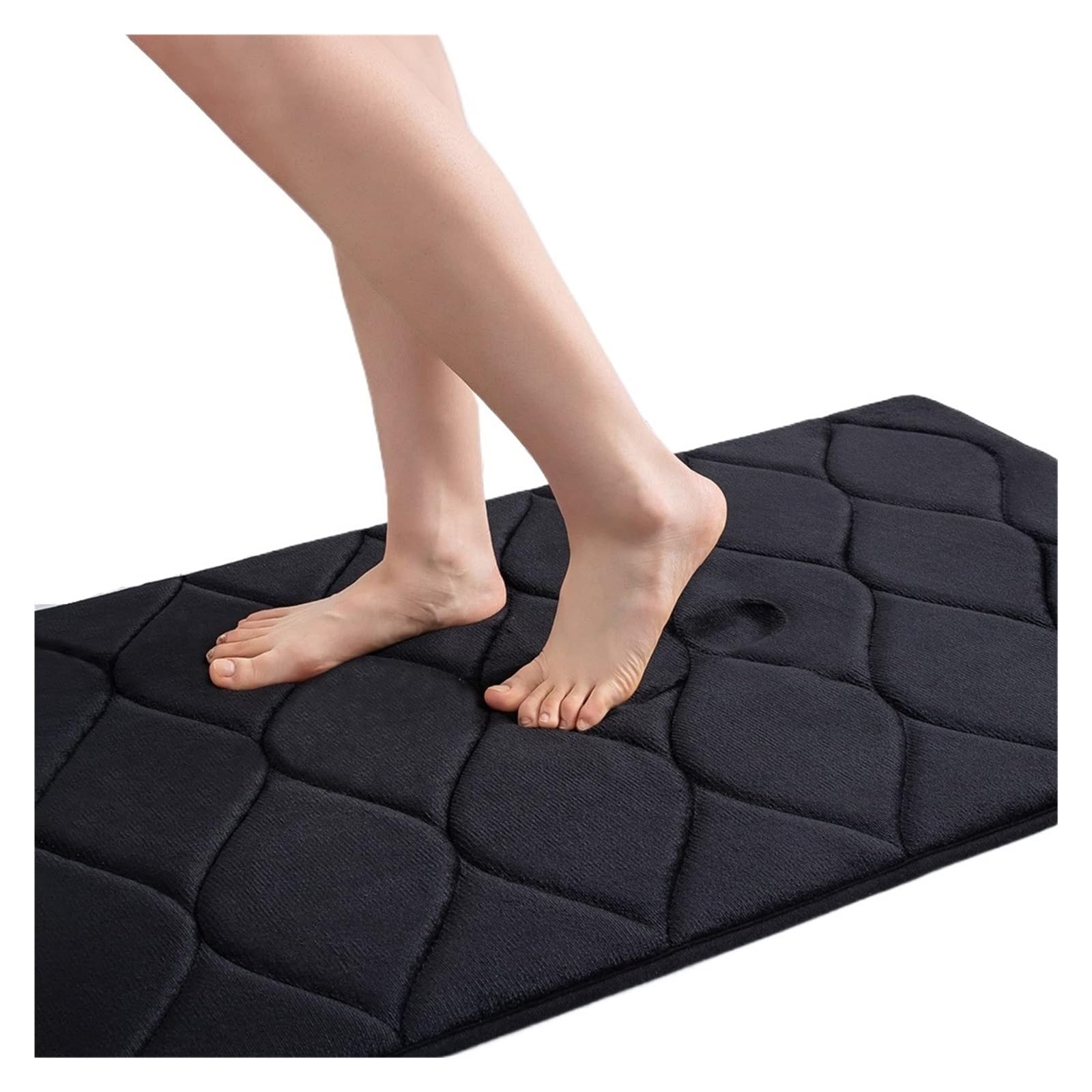 Alfombra Bañera Antideslizante Alfombra de baño de espuma viscoelástica, alfombra de baño absorbente, alfombra de baño, cocina, hogar, alfombra de ducha antideslizante, alfombrillas de terciopelo for