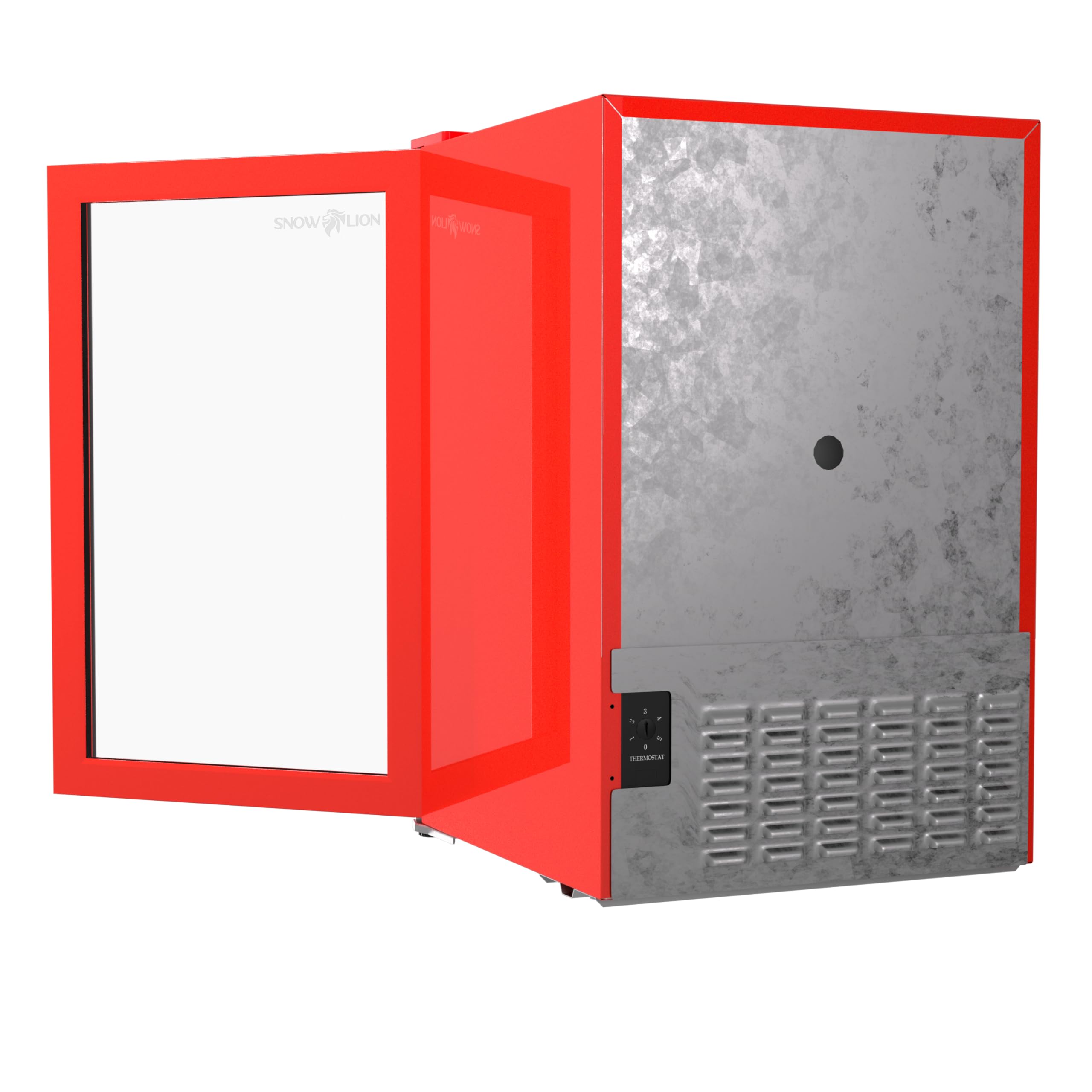 SnowLion Premium Undercounter Glass Door Mini Fridge, 69L Compact Beverage Fridge with 90 Can Capacity, 2.4 Cu.ft. Freestanding Drink with Glass Door, Compact refrigerator with Reversible Door on Fridge.com