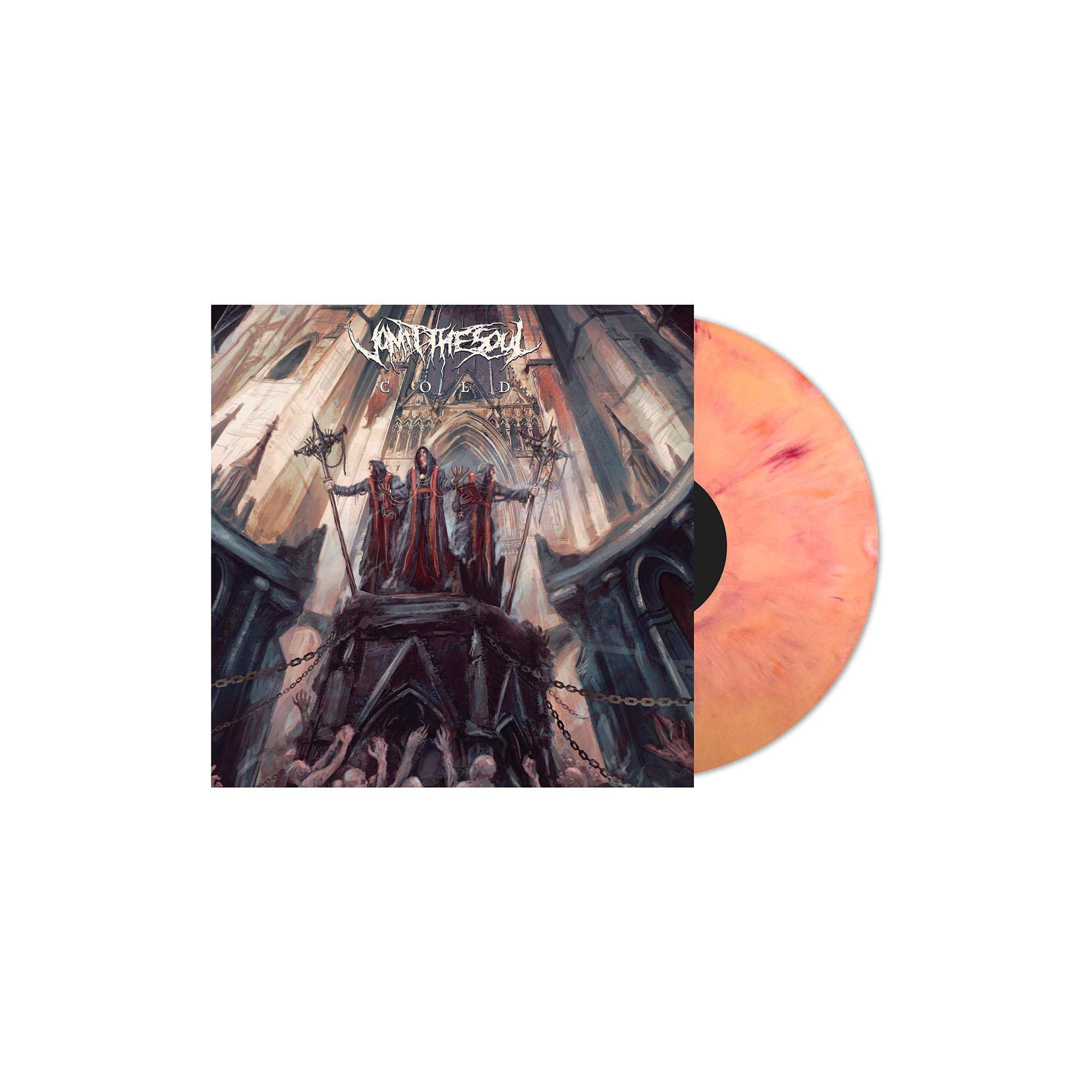 VOMIT THE SOUL - Cold - LIMITED PEACH MARBLED VINYL LP