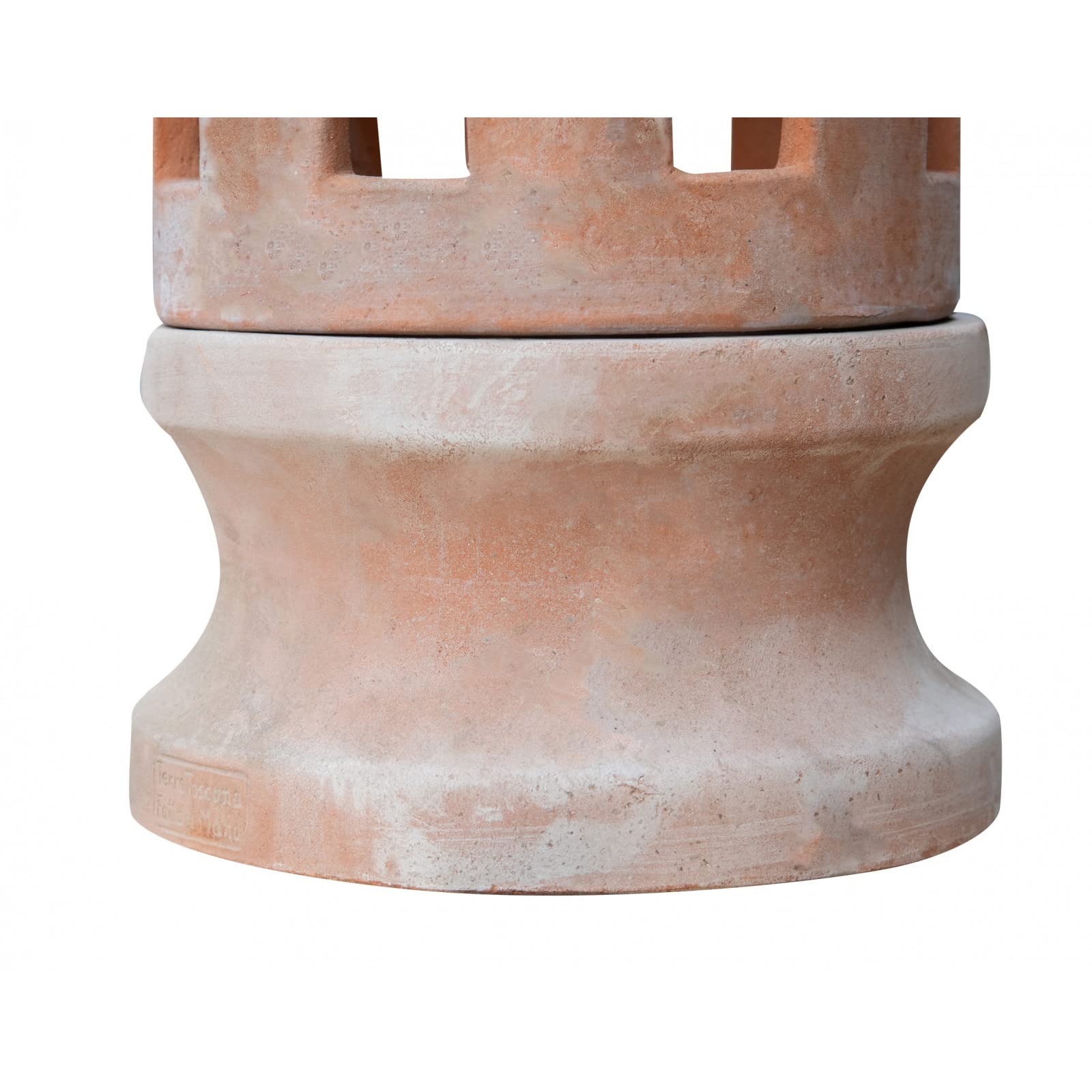 Biscottini Lanterna da Esterno in Terracotta 65x30x30 cm | Lanterne da Esterno portacandele Made in Italy | Lanterne per Illuminazione Giardino