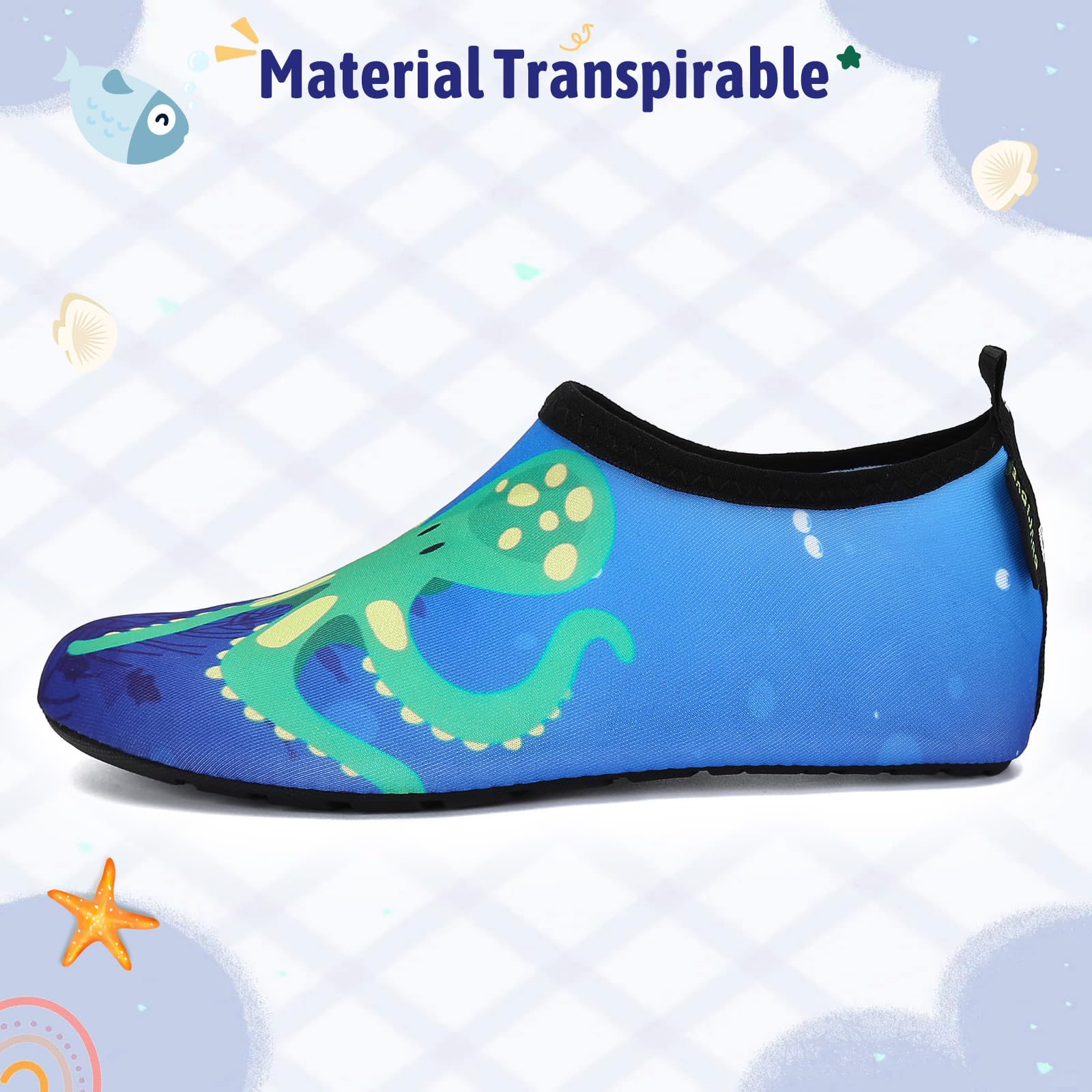 SAGUARO Unisex-Niños Escarpines Deportes acuáticos, Talla 20-37
