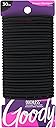 Goody Ouchless Hair Elastics, 30 Count Black, No Pull, No Breakage, Tangle-Free Hair Ties for Thick, Curly & Textured Hair, Long-Lasting Ponytail Holders, Great Stocking Stuffer & Gift for Women & Men