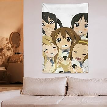 けいおん！タペストリー　平沢唯&中野梓 Amazon.co.jp: タペストリー けいおん 平沢唯中野梓秋山澪琴吹紬